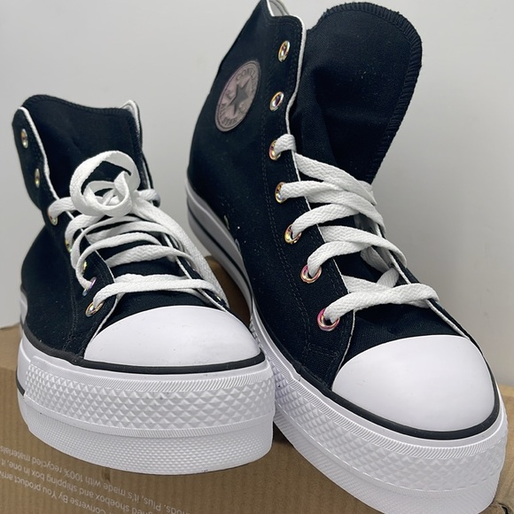 Converse Men’s 171209C Chuck Taylor All Star Lift Platform Canvas Sneakers - Picture 5 of 16